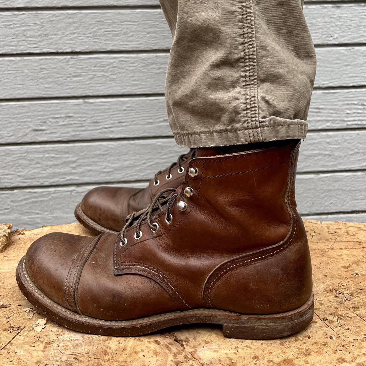 Red Wing Iron Ranger 8111 Men’s Leather Boots SIZE... Depop