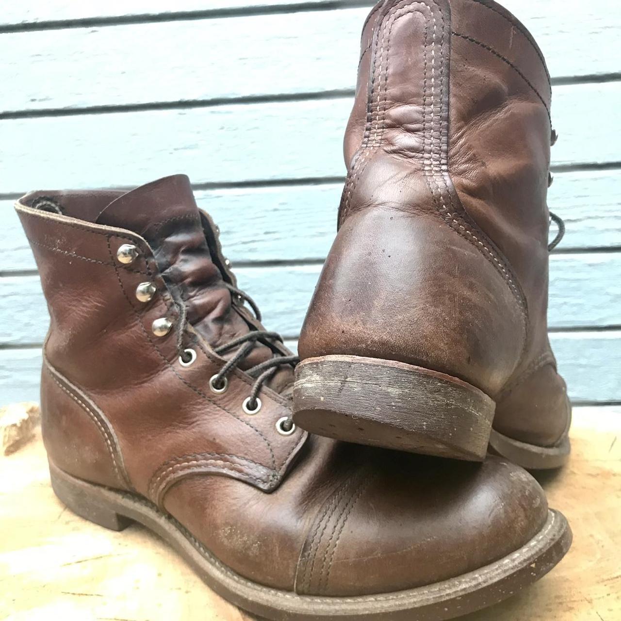 Red Wing Iron Ranger 8111 Men’s Leather Boots SIZE... - Depop