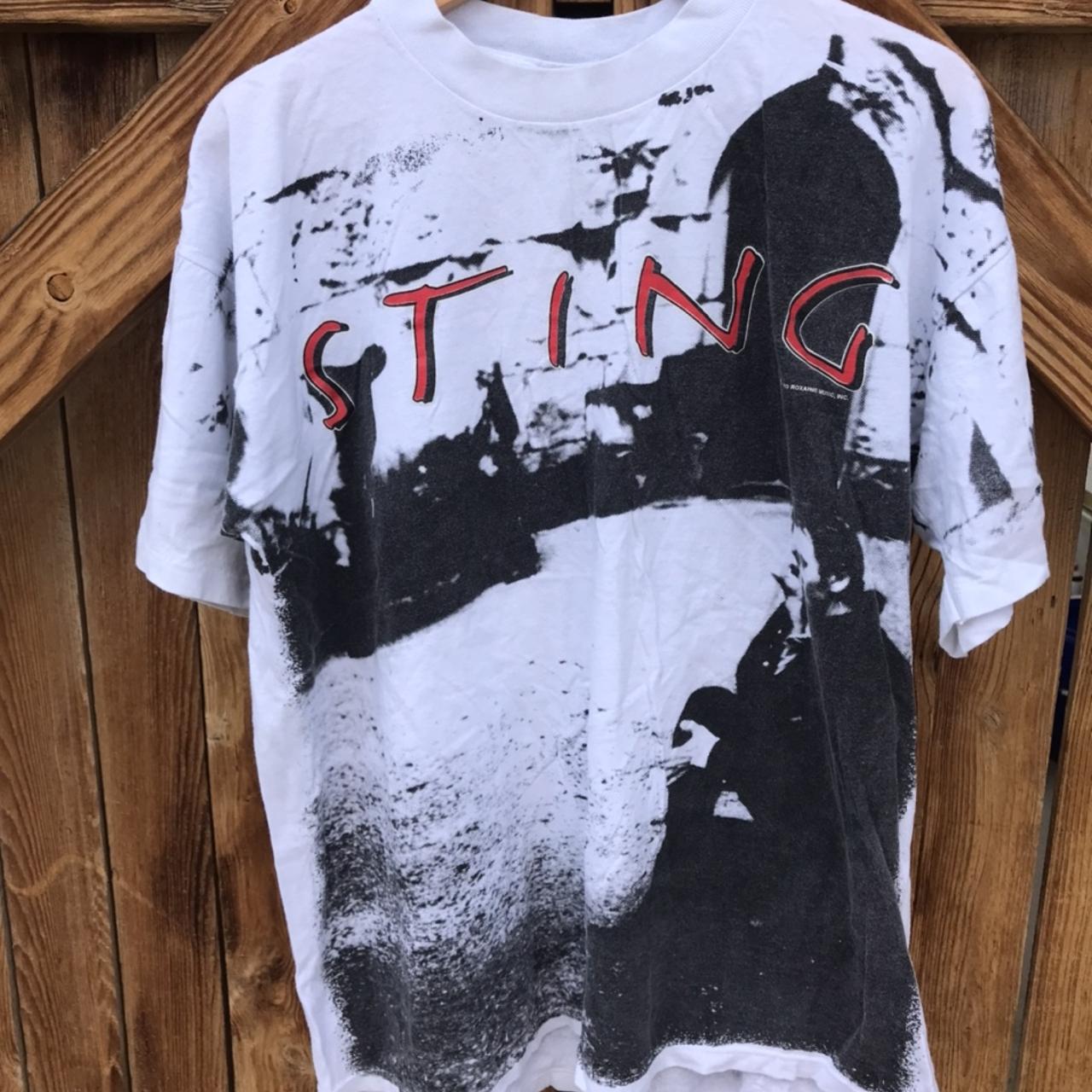 Vtg 90's STING Ten World Tour Concert T-Shirt 1993... - Depop