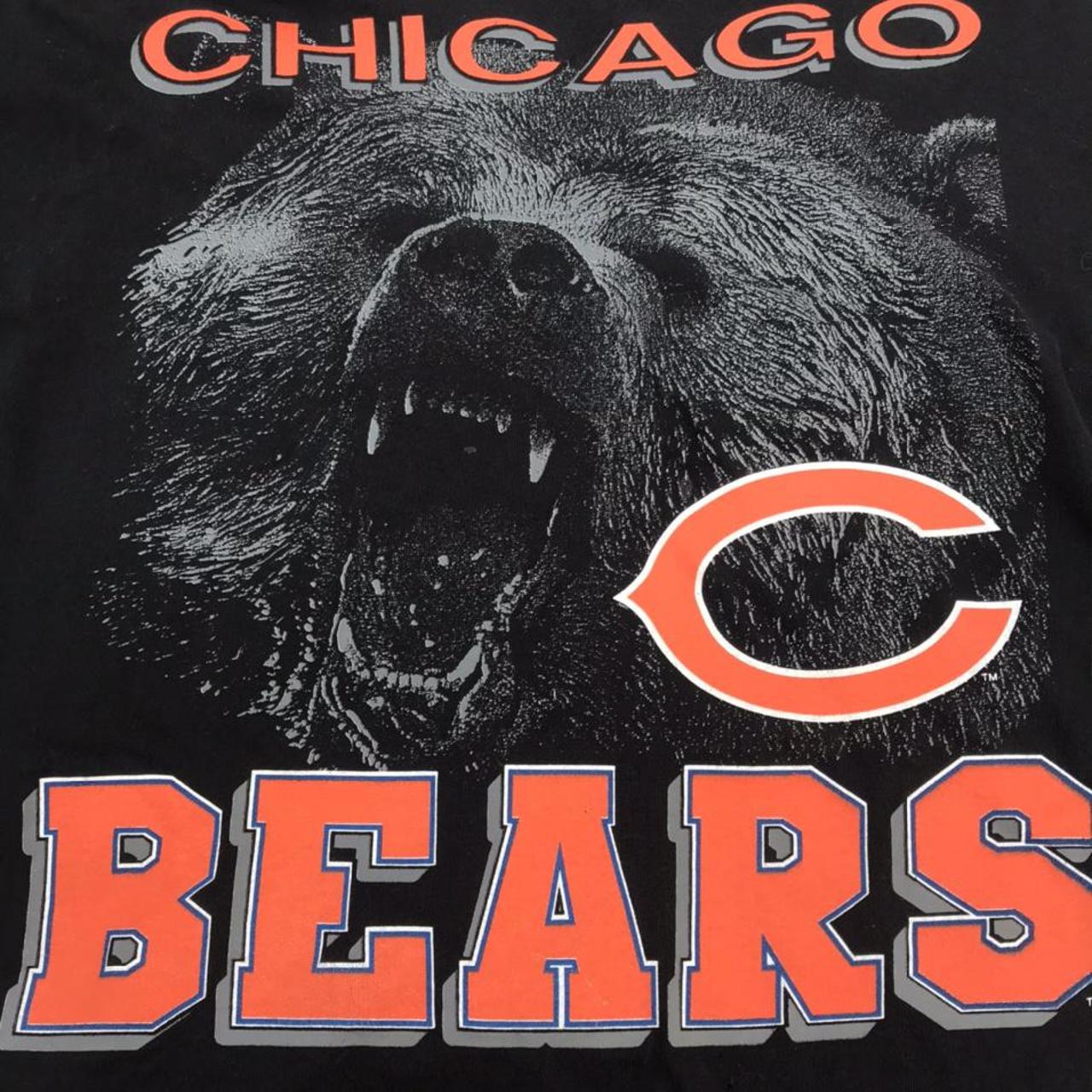 Vintage Starter Chicago Bears Long Sleeve Shirt - Depop