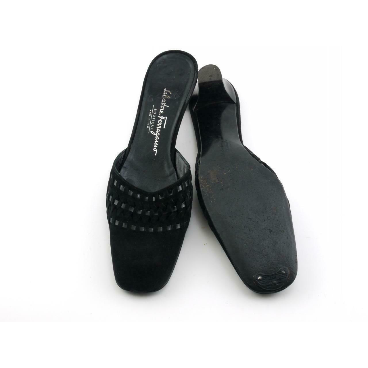 ferragamo slides blue