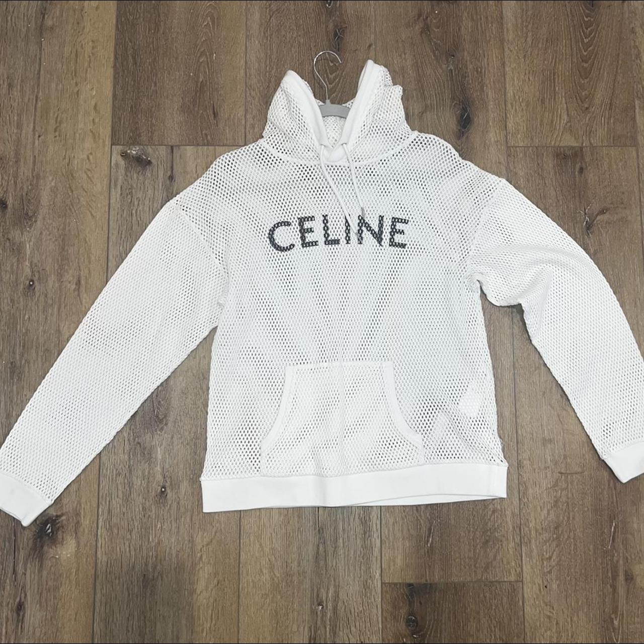 White celine hoodie Clearance