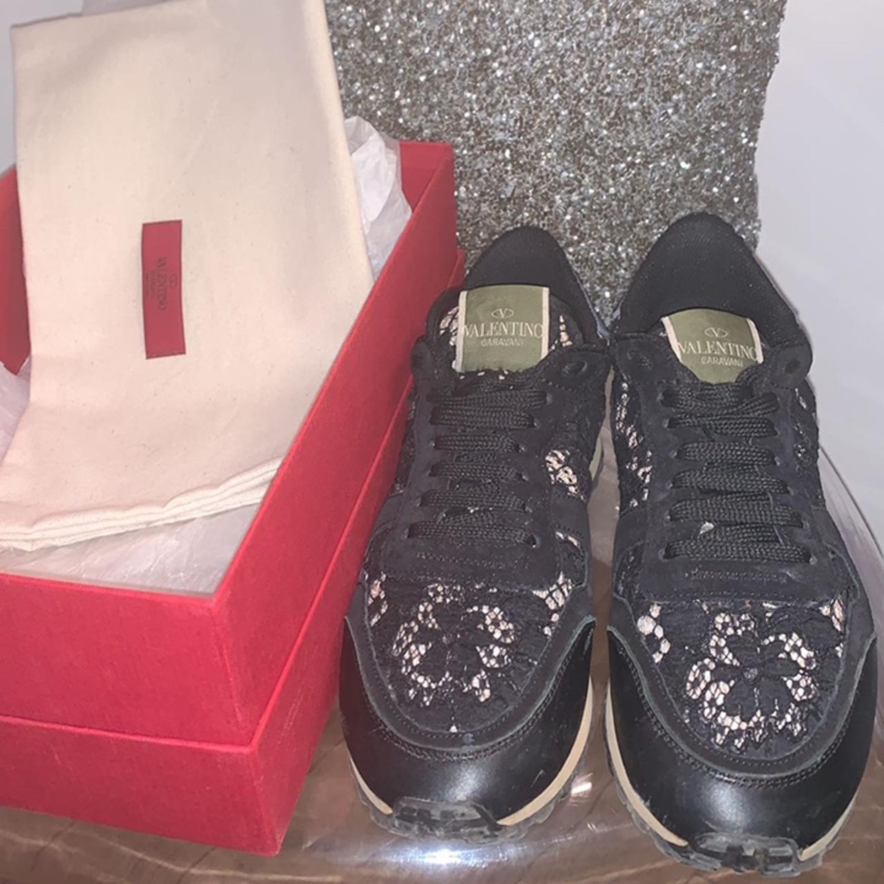 Valentino hot sale lace trainers