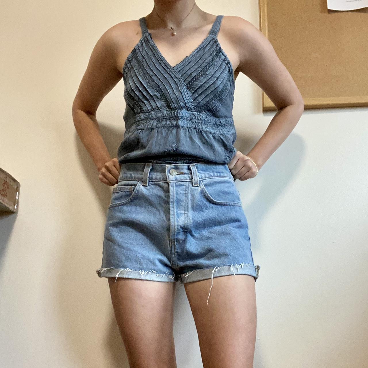 💎John galt brandy Melville cutoff denim shorts 💎no... Depop