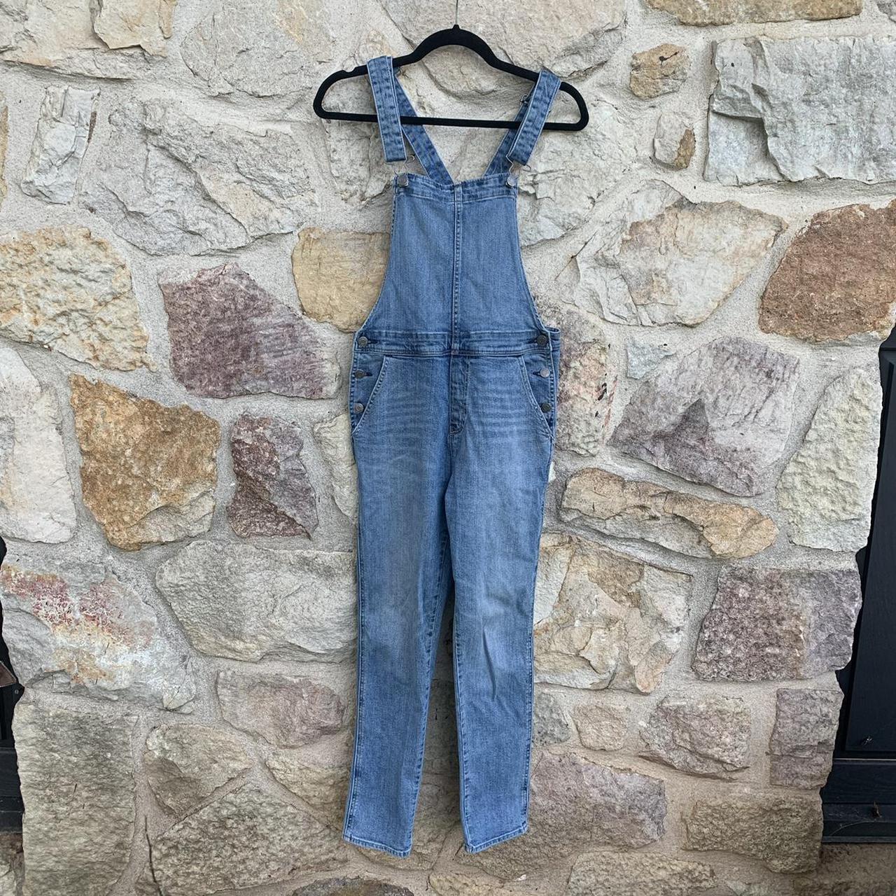 Gap denim overalls size extra small. Super cute... - Depop