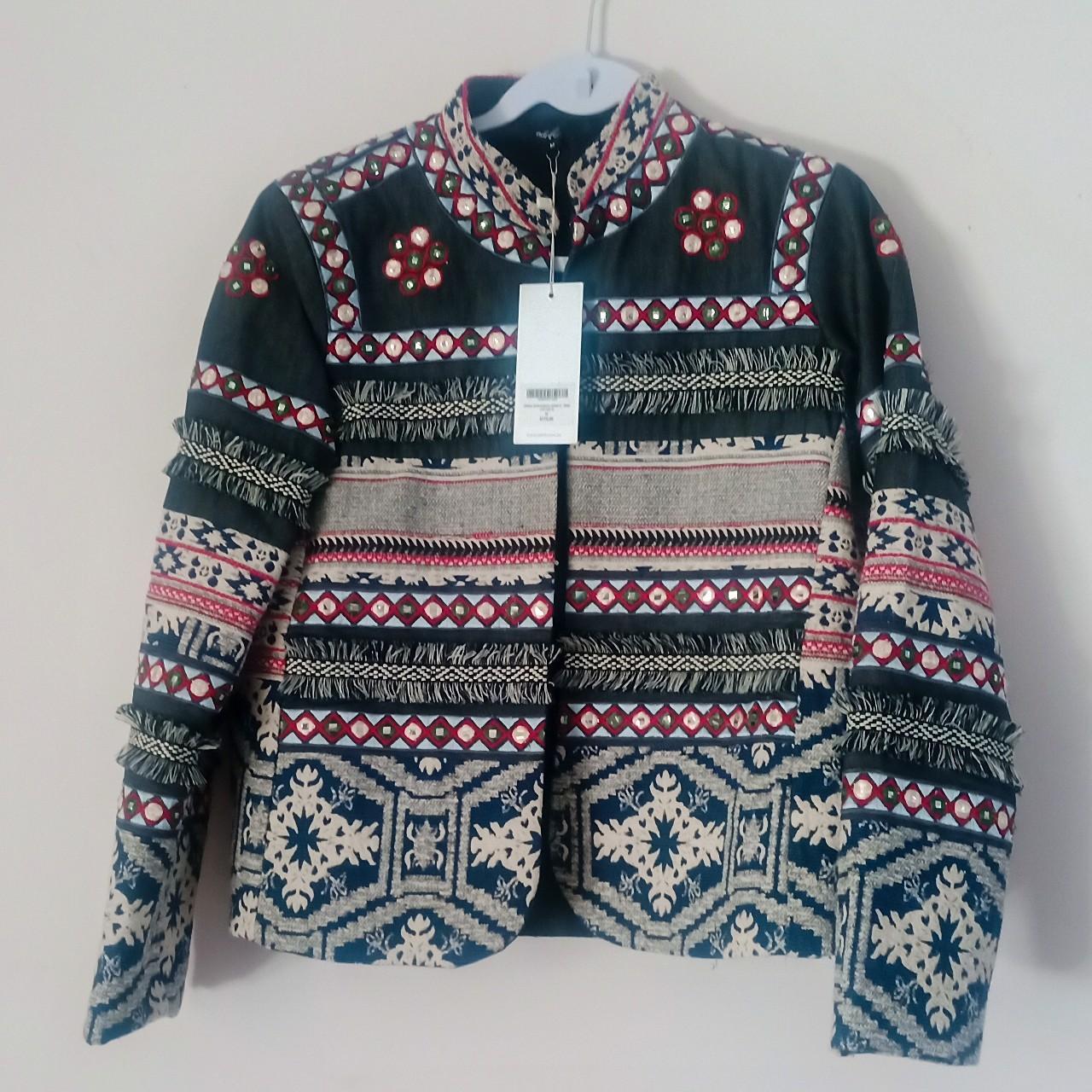 NEW. Embroidered jacket from Australian label... Depop