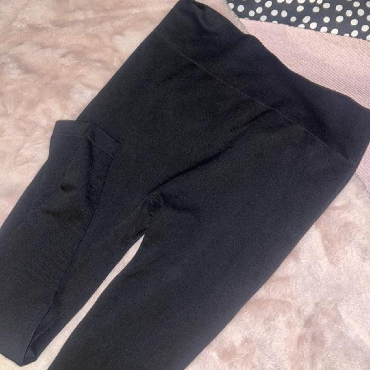 Primark black seamless leggings Size L Worn once Depop