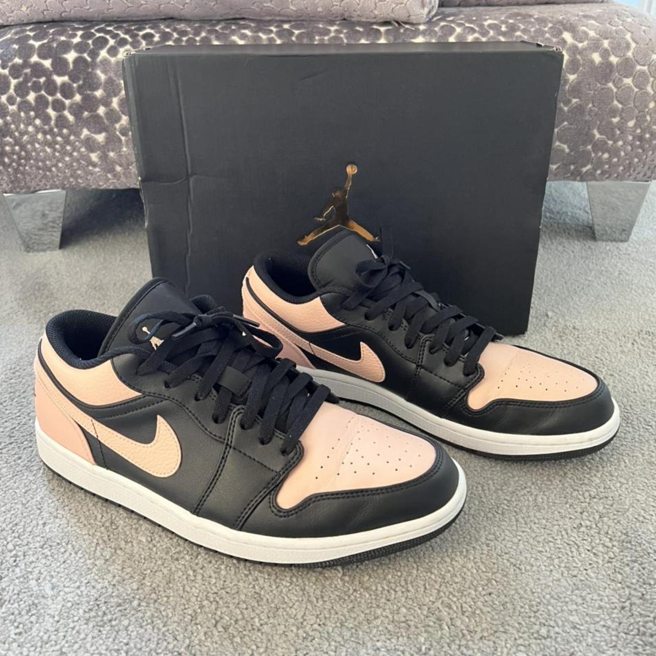 crimson pink jordan 1 low