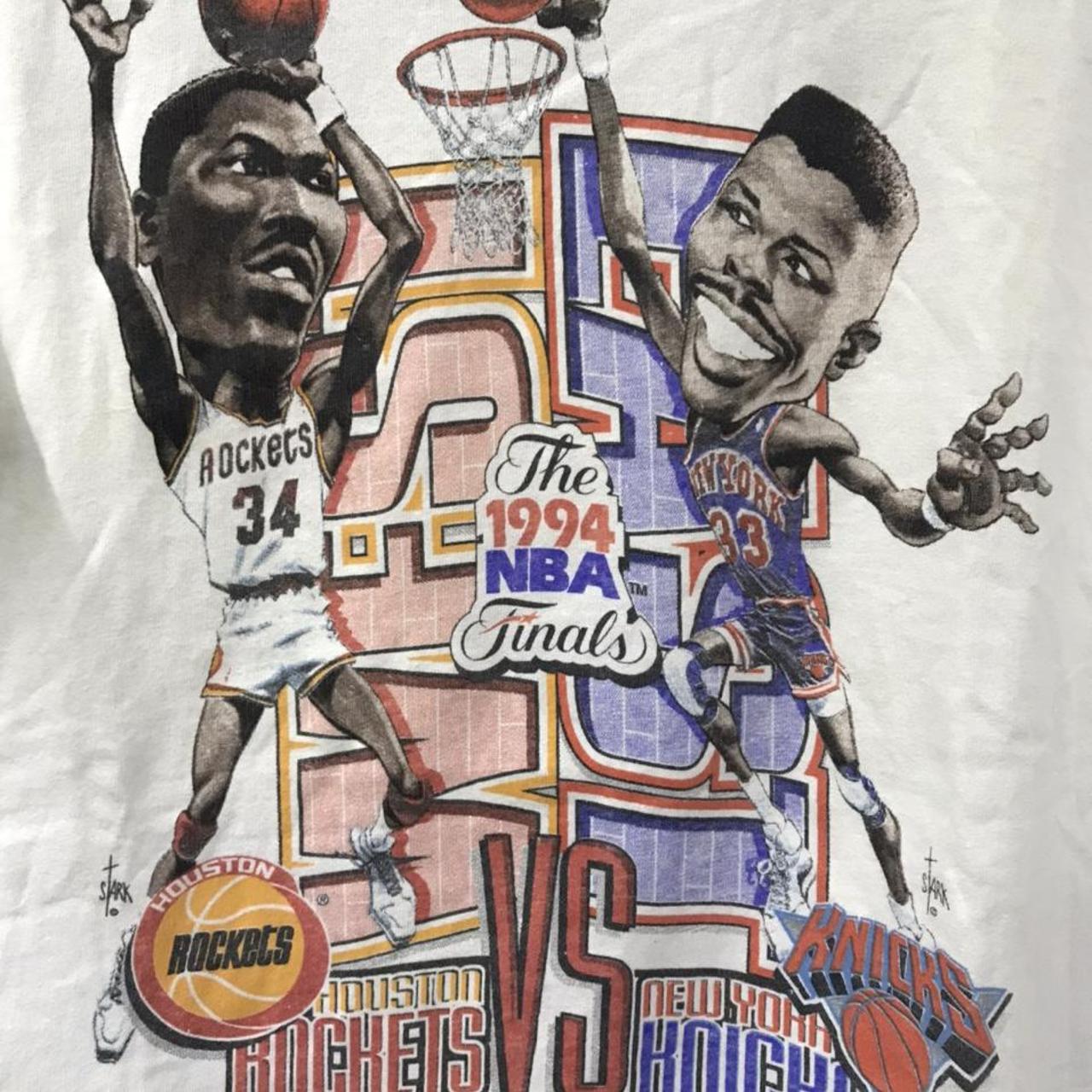 Vintage finales 1994 nba Rockets vs knicks Tag / | Depop