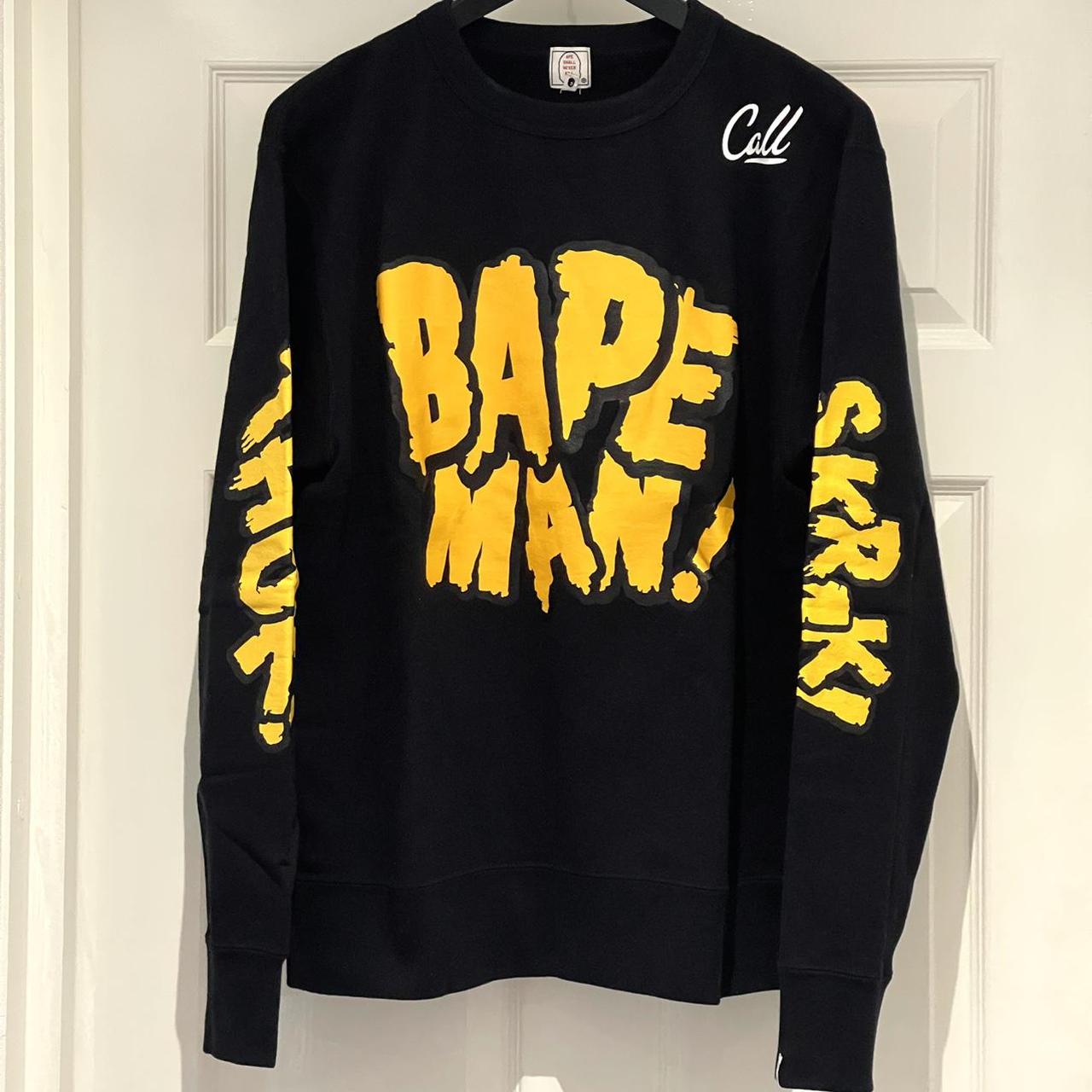 A bathing Ape Bape 'BapeMan' Crewneck Sweatshirt.... - Depop