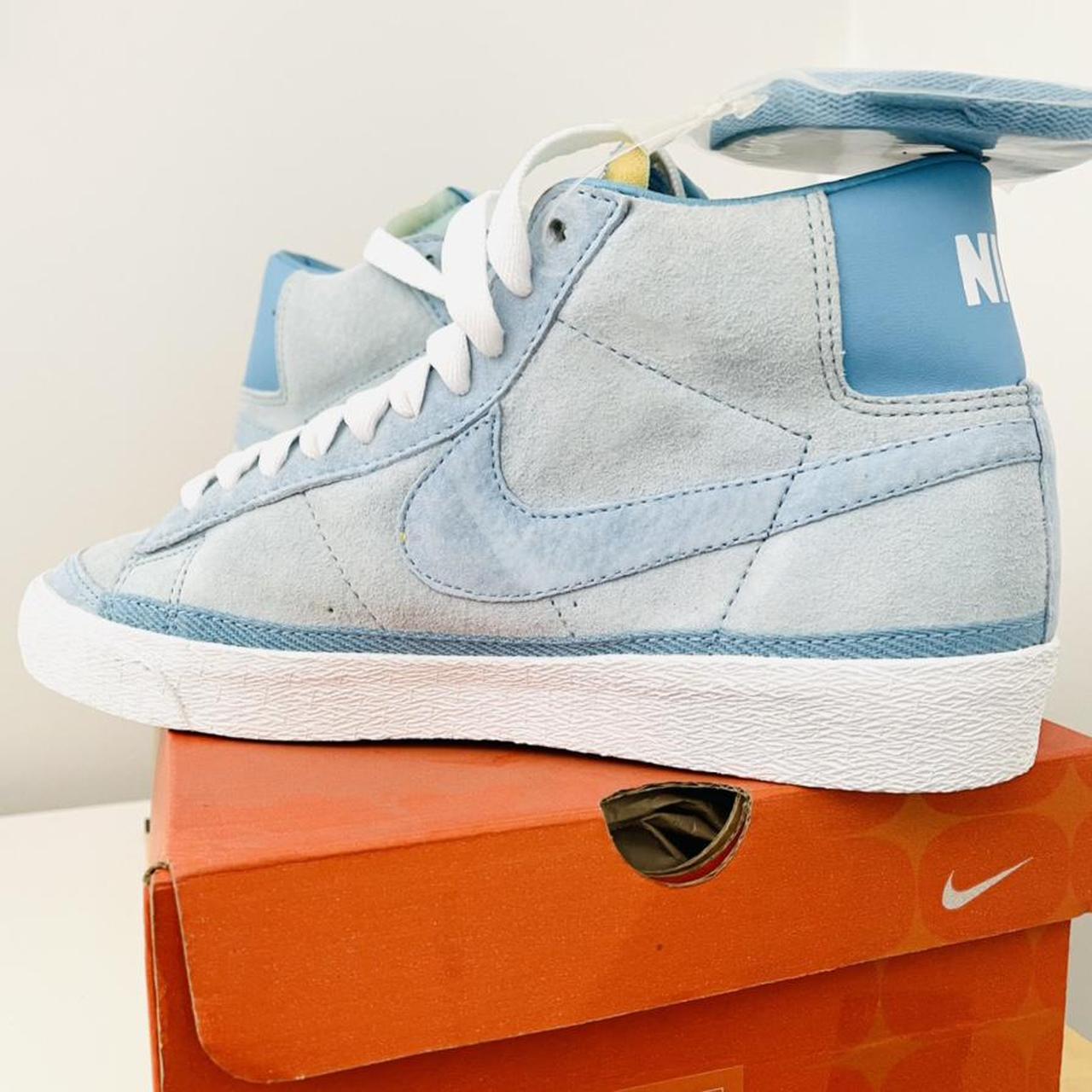 nike blazer suede blue
