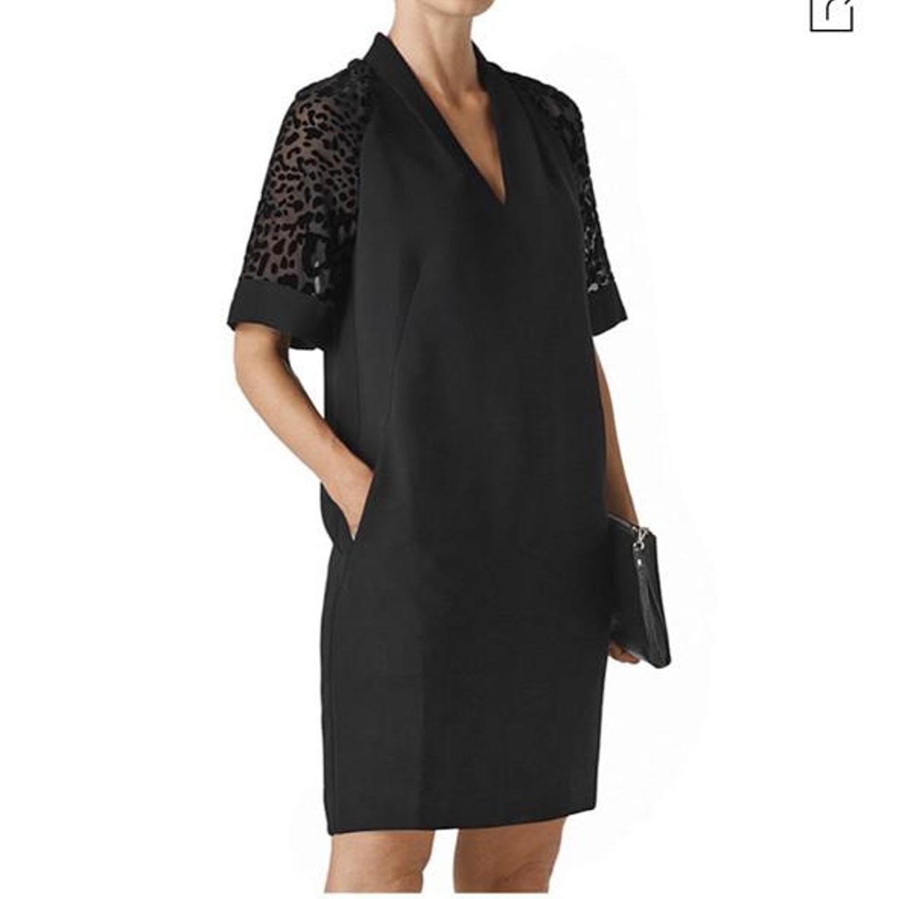 whistles lina dobby sleeve dress