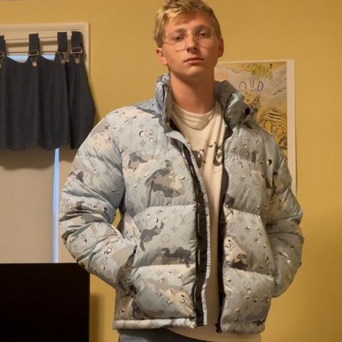 BRAVEST STUDIOS LV PARKA JACKET BLUE COTTON CANDY - Depop