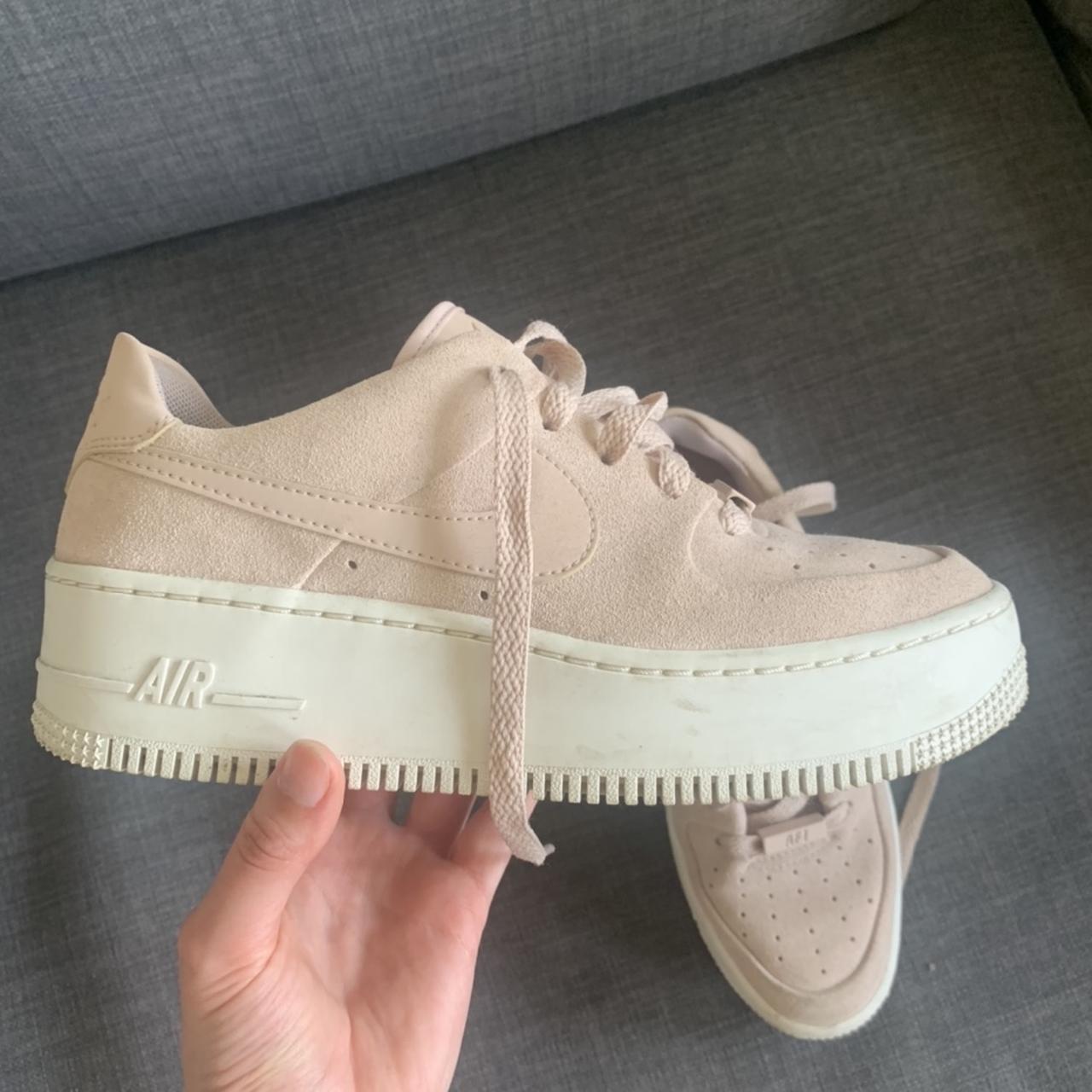 nike air force 1 sage pink