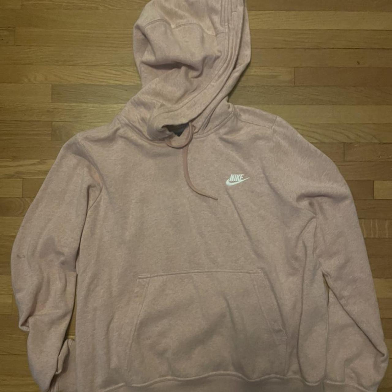 dusty pink nike hoodie