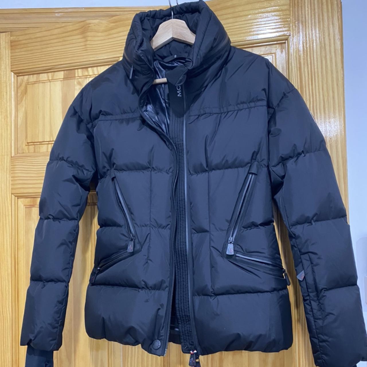 Moncler Women's Black Jacket | Depop