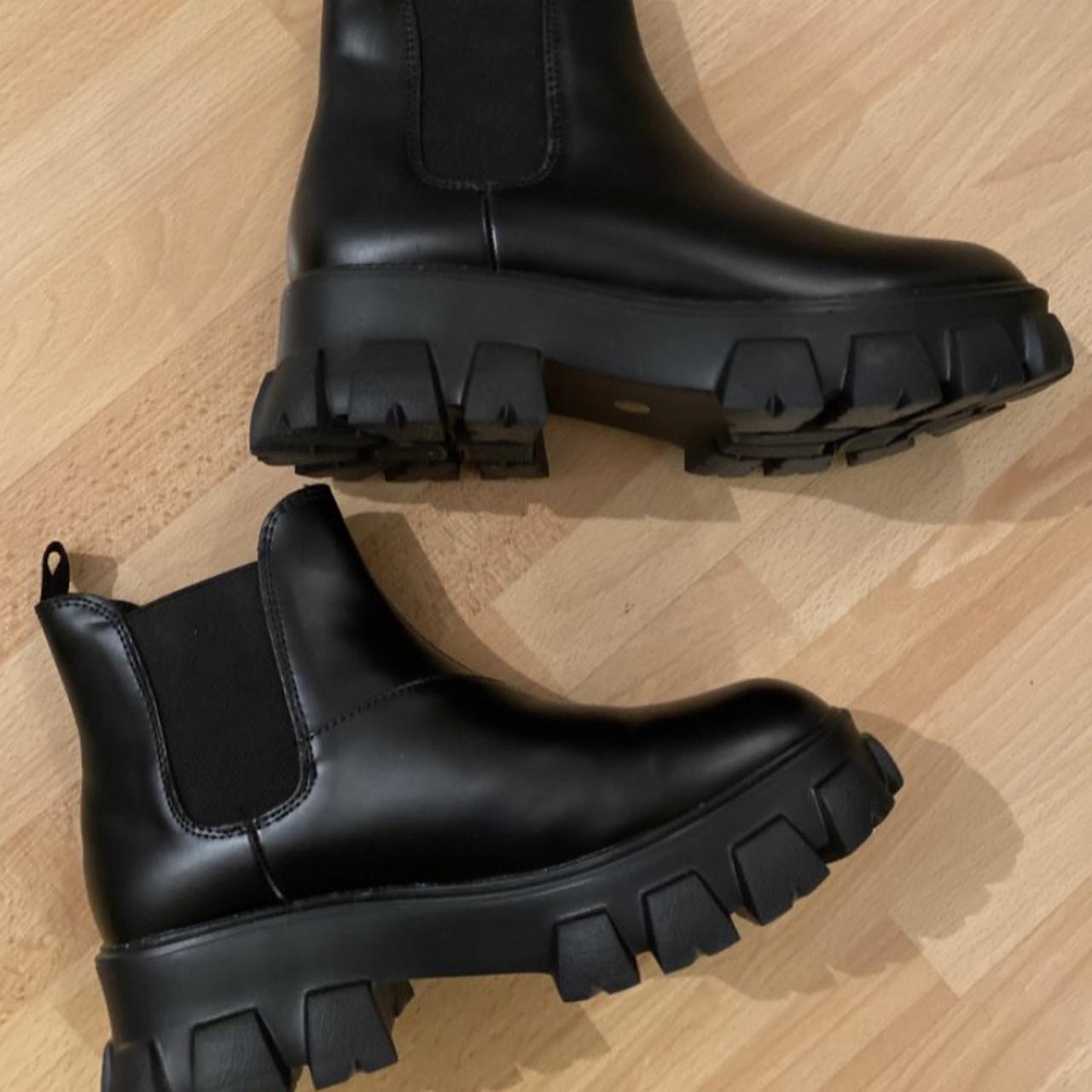 prada monolith chelsea boots dupe