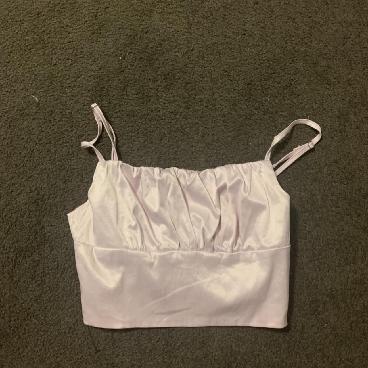 baby pink top. super cute and comfy, can be dressed... - Depop
