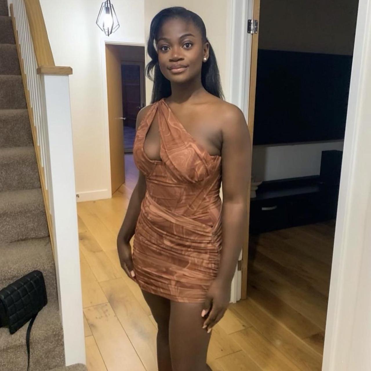 brown dress house of cb