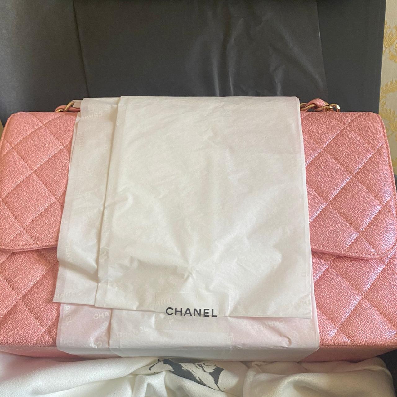 Pink Chanel Bag. Limited Edition. Never Used - Depop