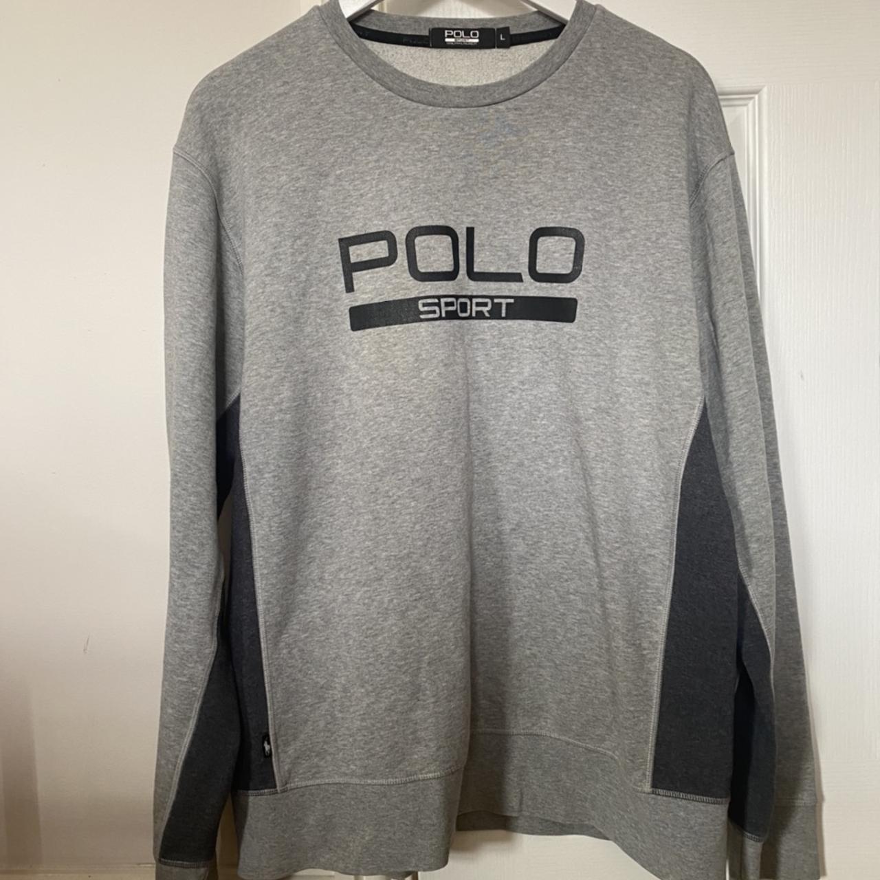 polo sport grey sweatshirt