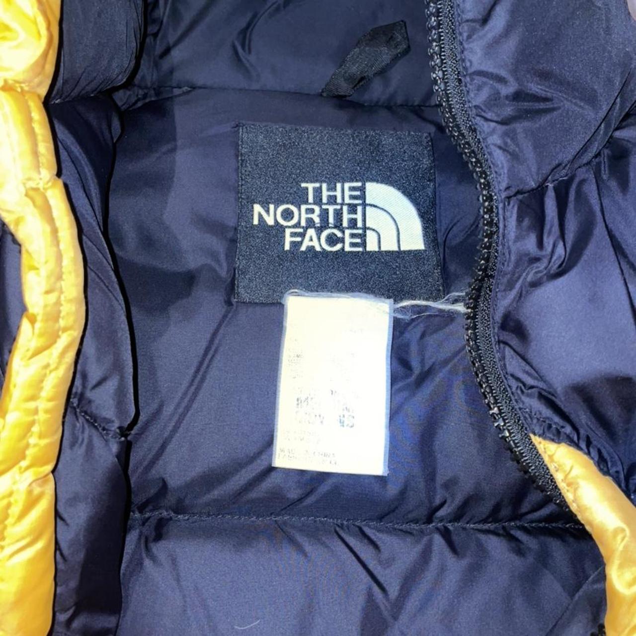 The North Face Men's Black and Yellow Jacket | Depop