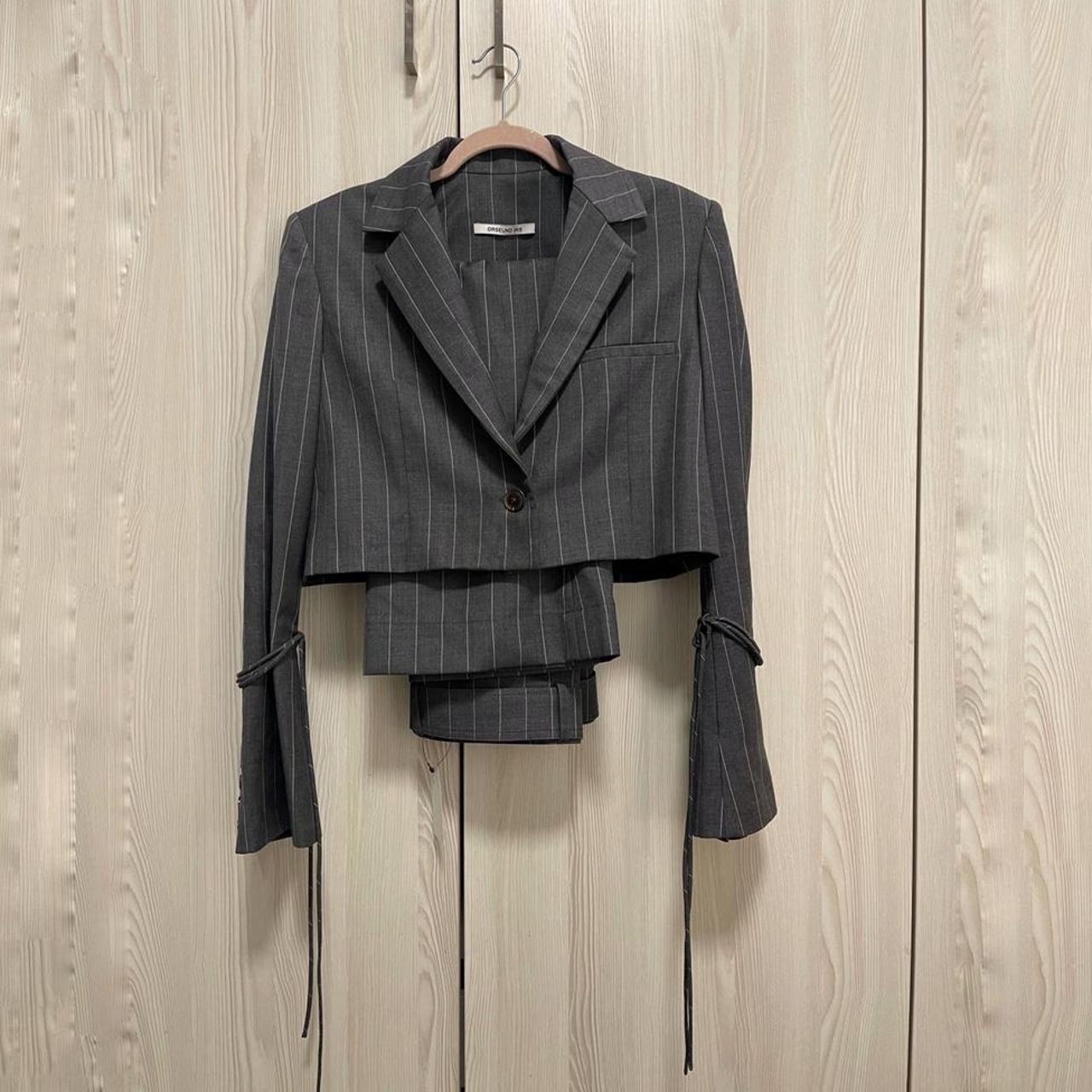 Archived Orseund Iris charcoal Box Blazer and