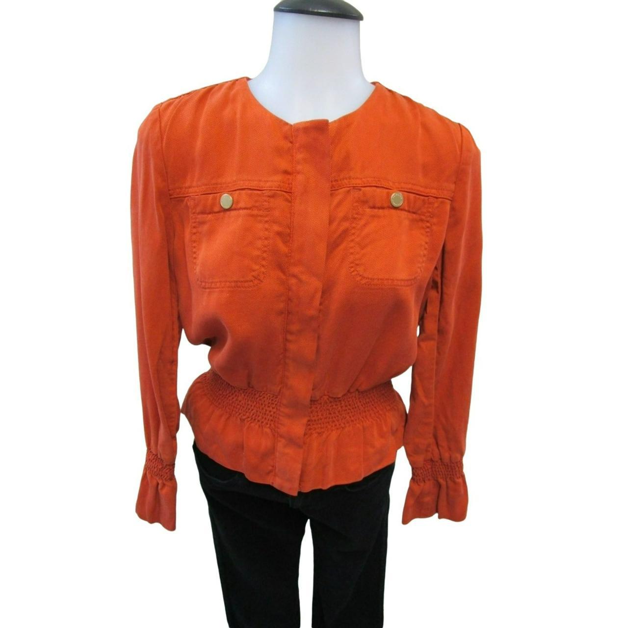 Womens Burnt Orange Jacket Size Xs Fits A Small Depop 