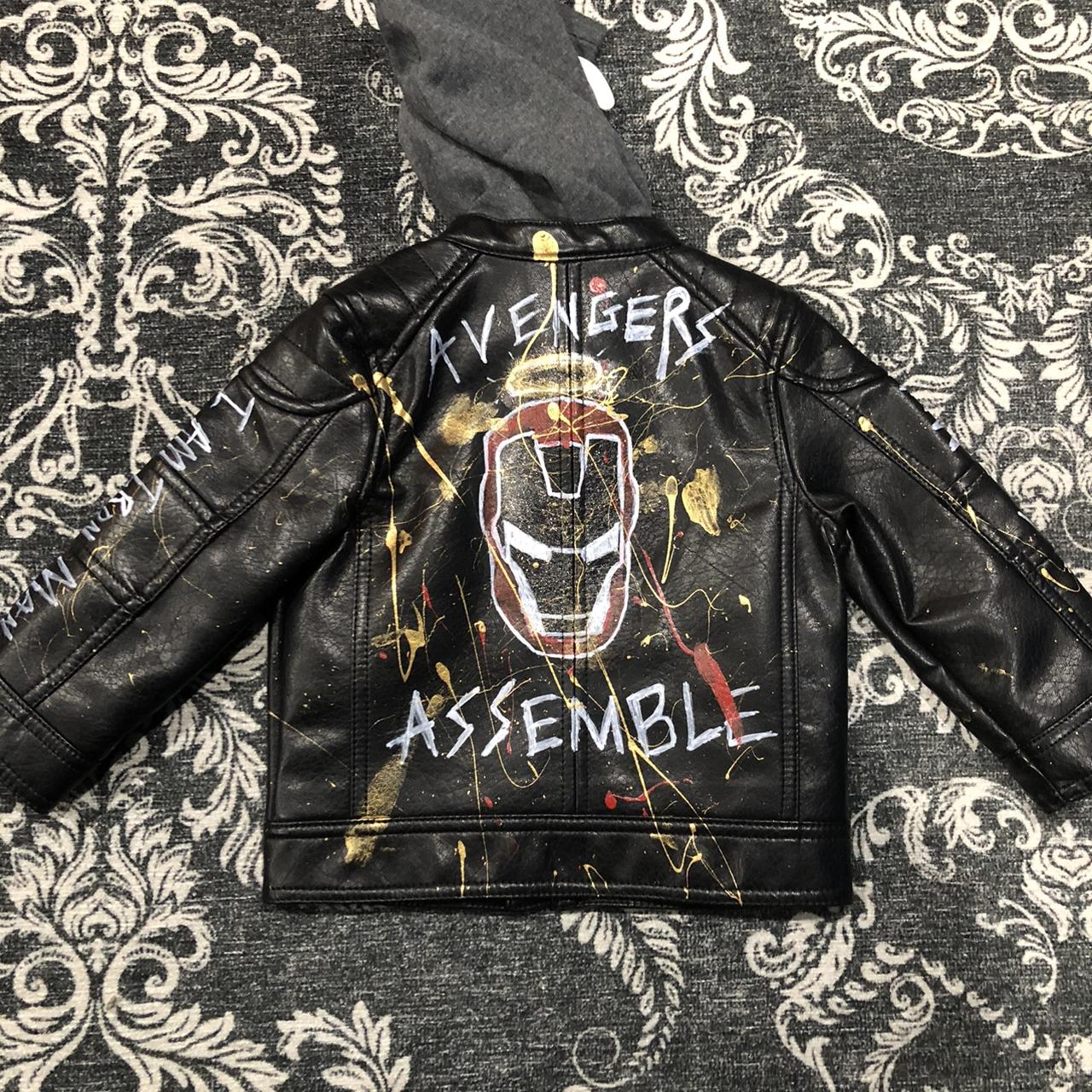 18 Month Size Baby Jacket Custom Painted Iron