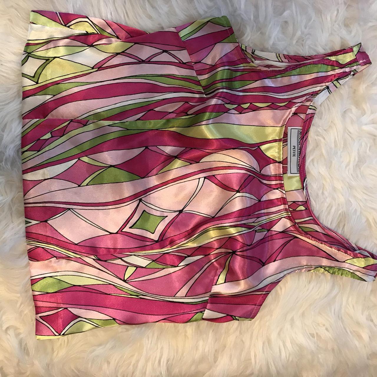 Jessica Howard Women's Pink and Green Vest (3)