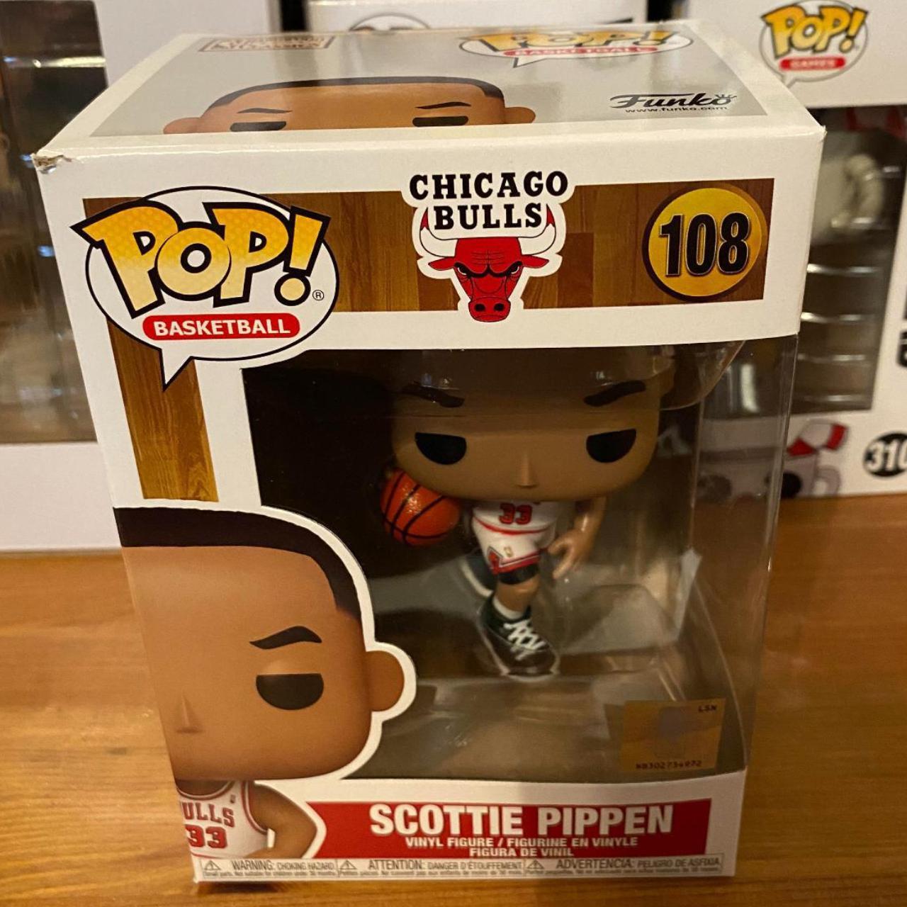 Chicago Bulls NBA Funko POP Vinyl Figure Scottie Pippen (Home)