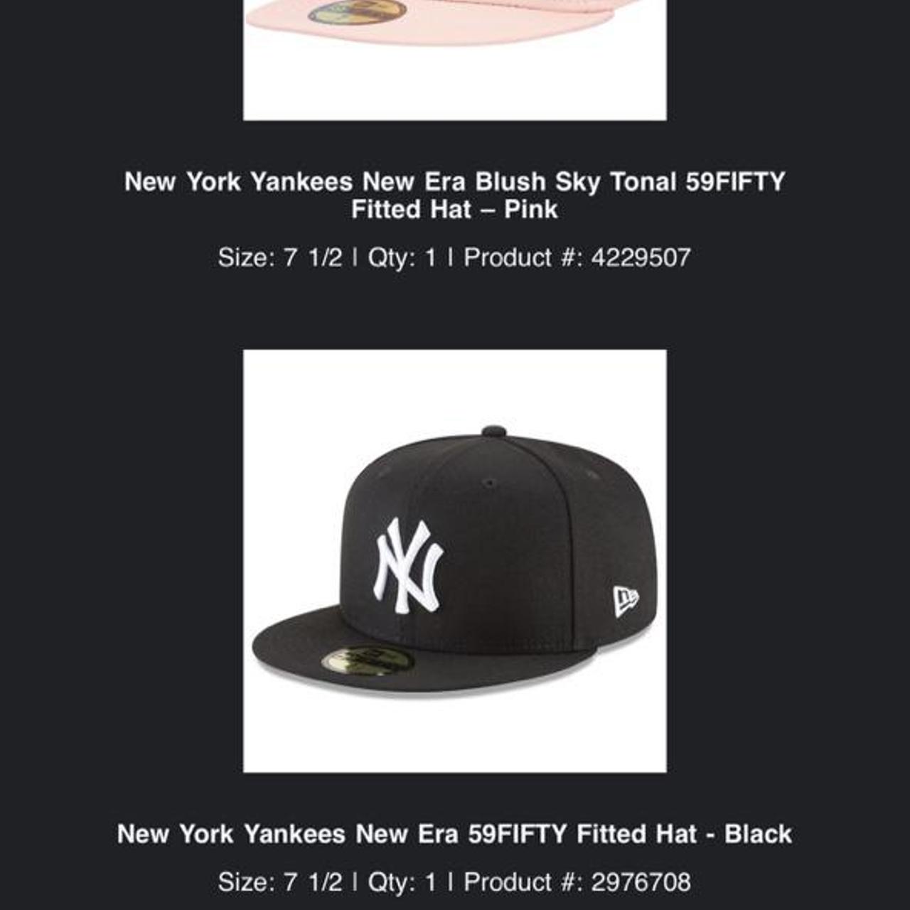 New York Yankees New Era Blush Sky Tonal 59FIFTY Fitted Hat - Pink
