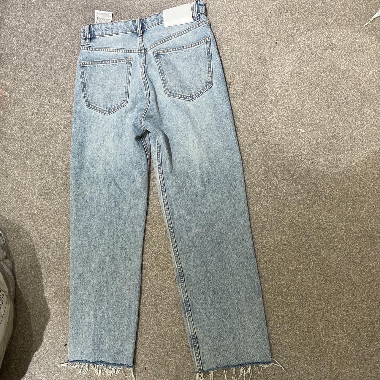 Zara straight leg jeans size 8. #zara #denim... - Depop