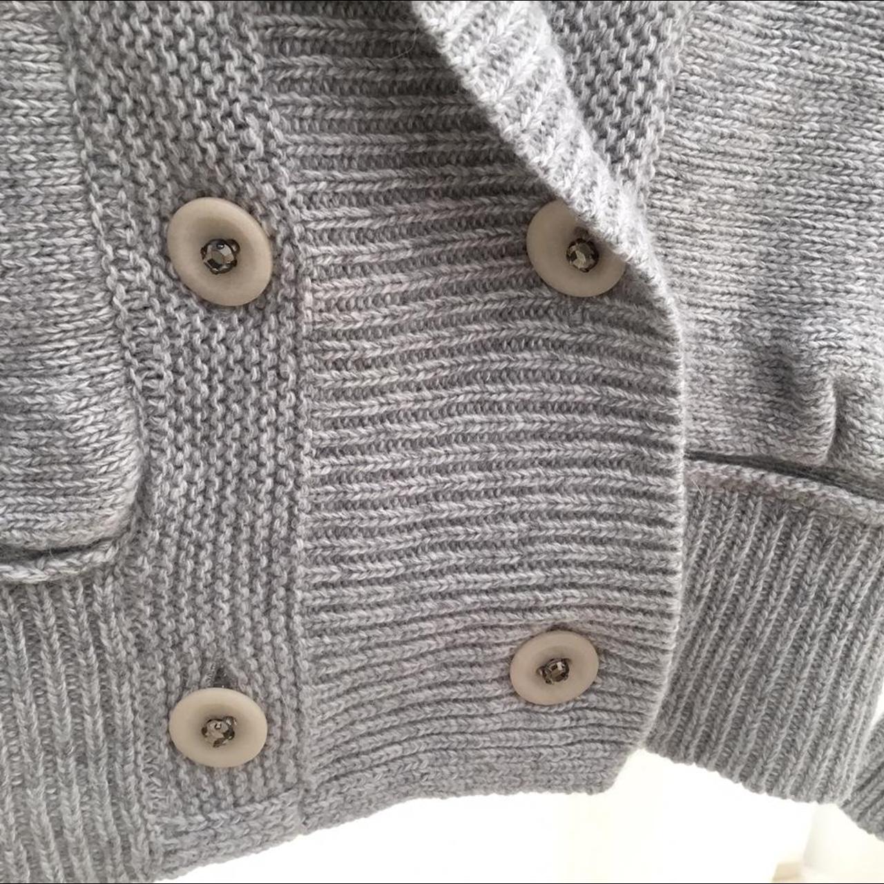 Rebecca Taylor Women's Grey Cardigan Depop