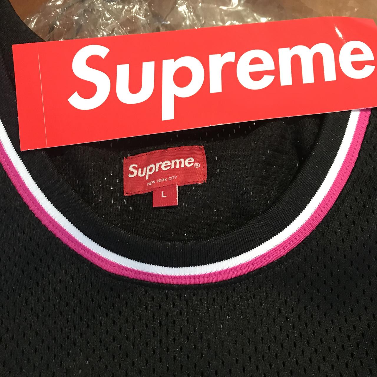 Supreme basketball jersey Brand new blue and red/ - Depop