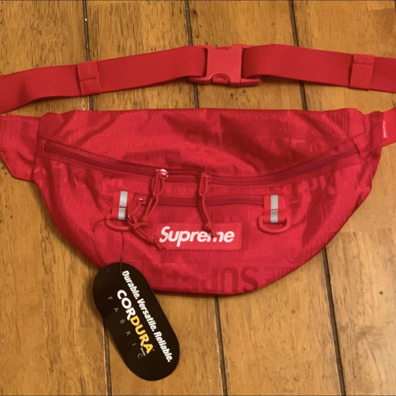 NEW Supreme SS19 Waist Bag - Red