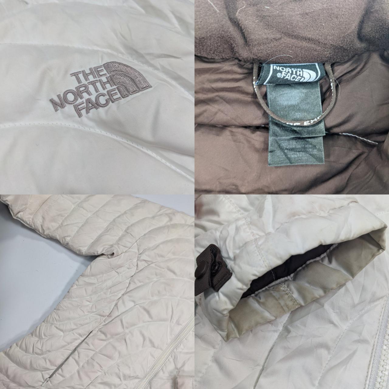 The North Face Women's White Jacket | Depop