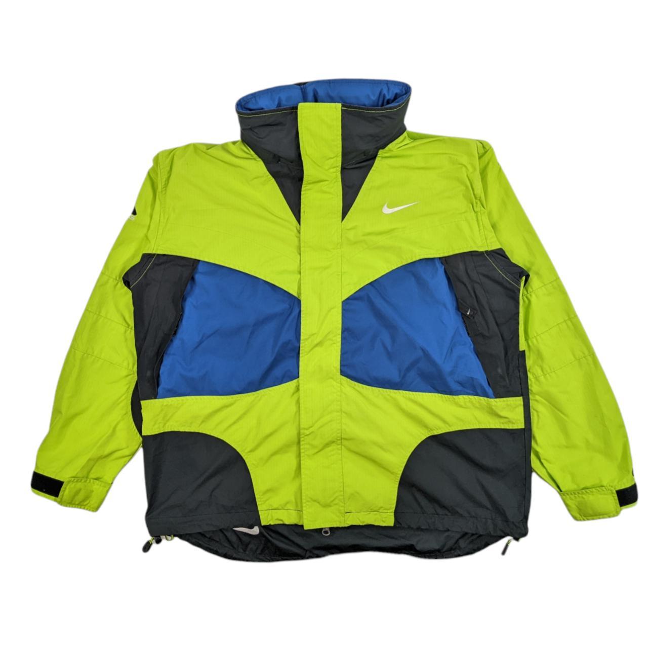 2000's Nike ACG storm fit light jacket. Half zip, - Depop