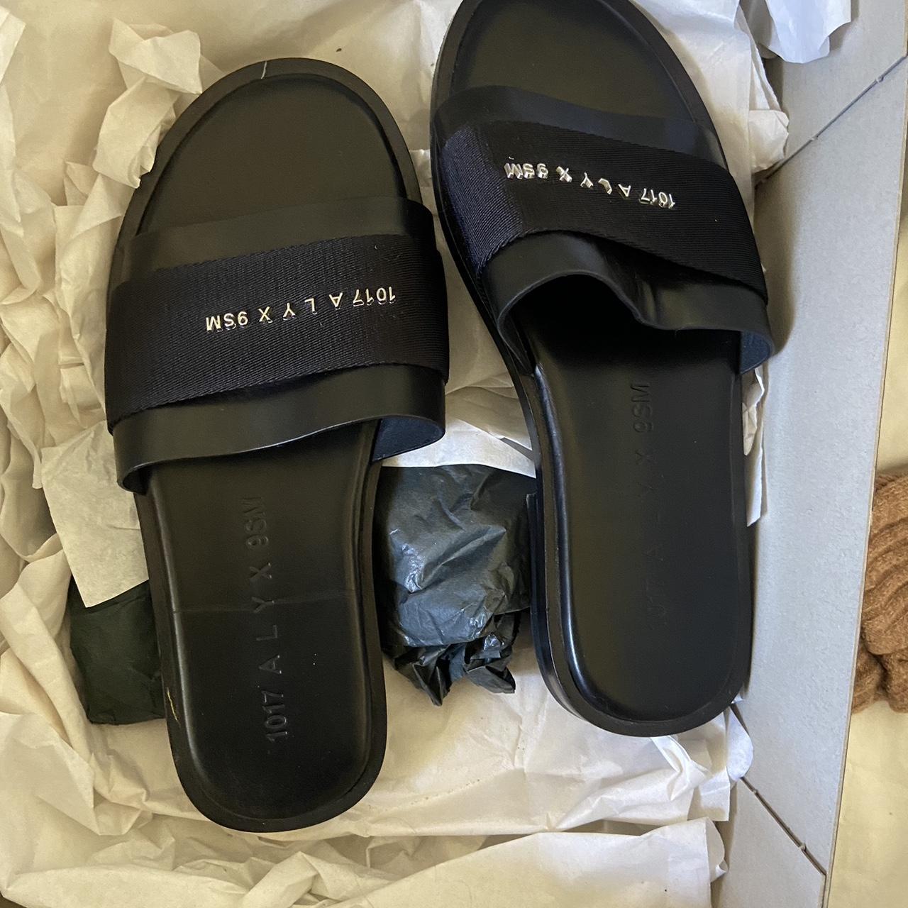 1017 ALYX 9SM Women's Black Sandals | Depop