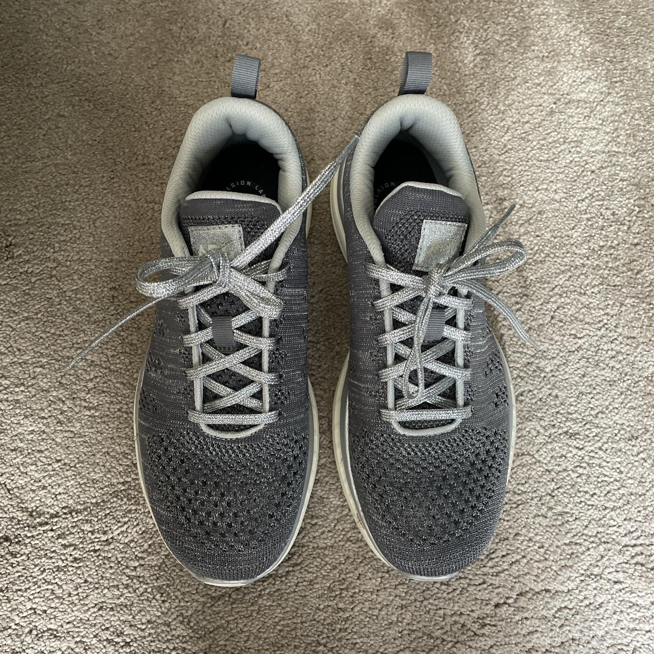 Women's Grey and Silver Trainers