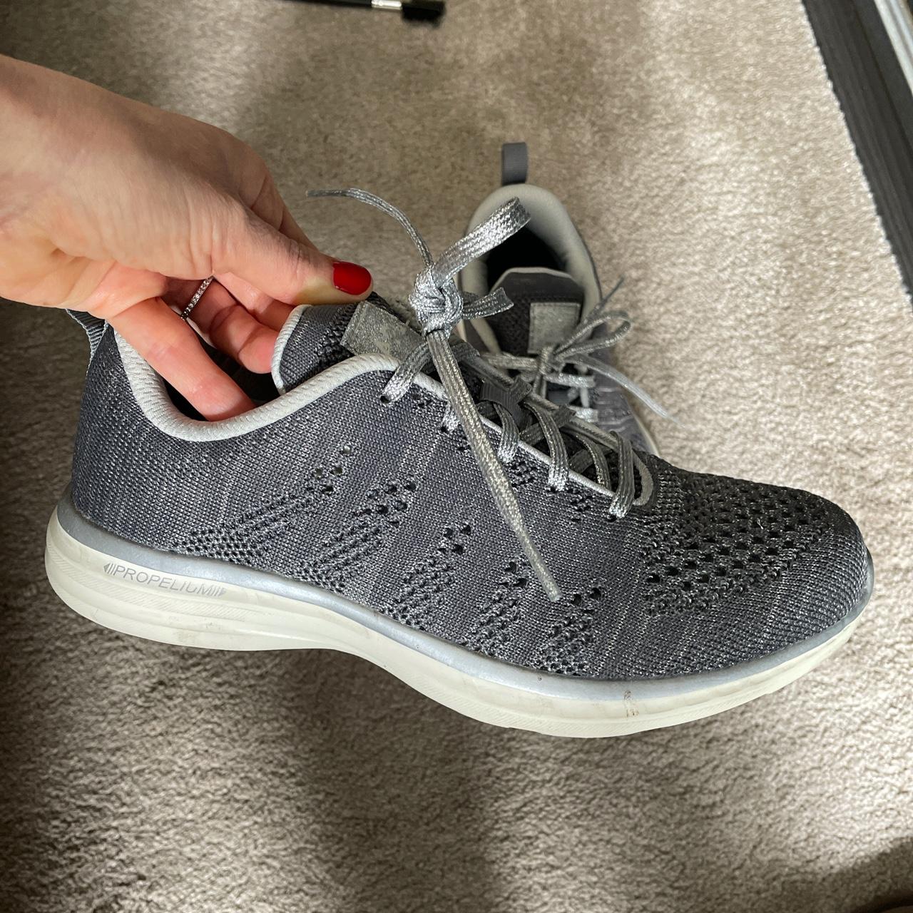 Women's Grey and Silver Trainers (2)