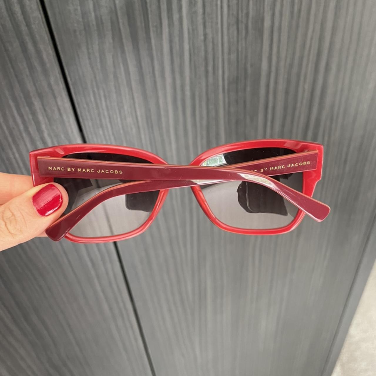 Marc Jacobs Women's Red and Burgundy Sunglasses (2)