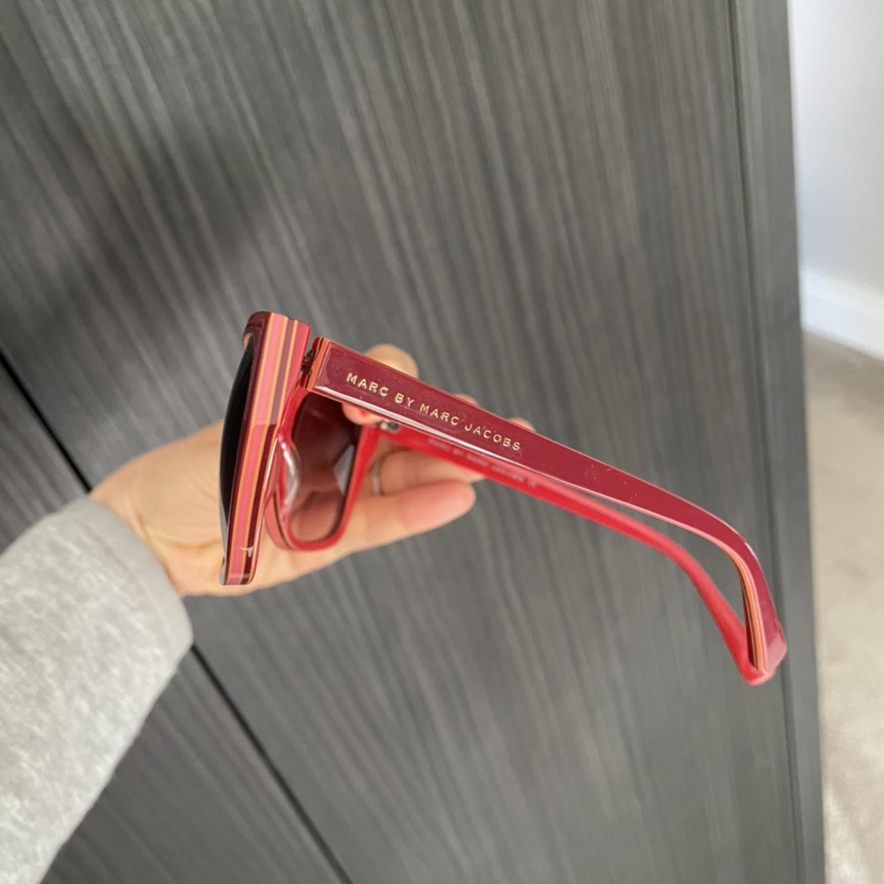 Marc Jacobs Women's Red and Burgundy Sunglasses (3)