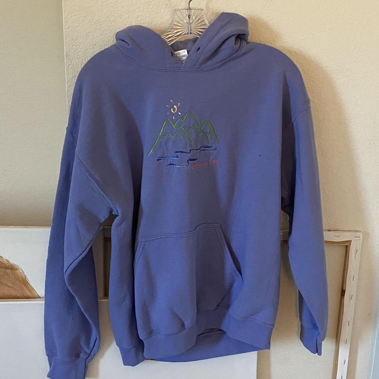 Men's Purple and Pink Hoodie | Depop