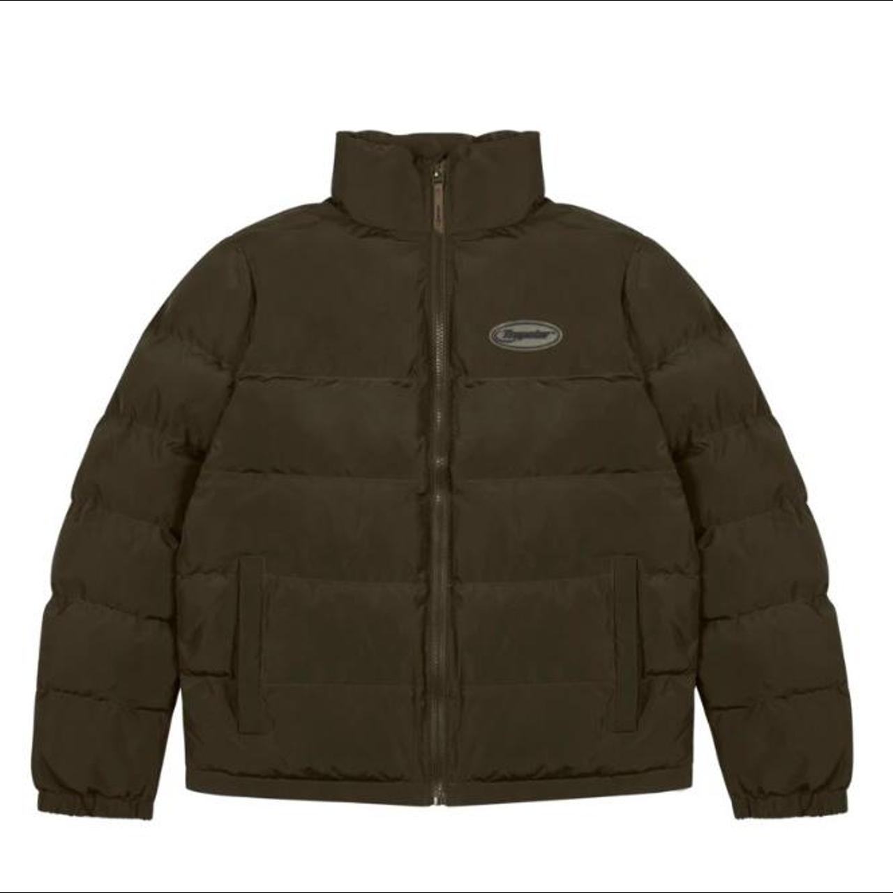 Trapstar Olive Green Hyperdrive Puffer Jacket Size... Depop