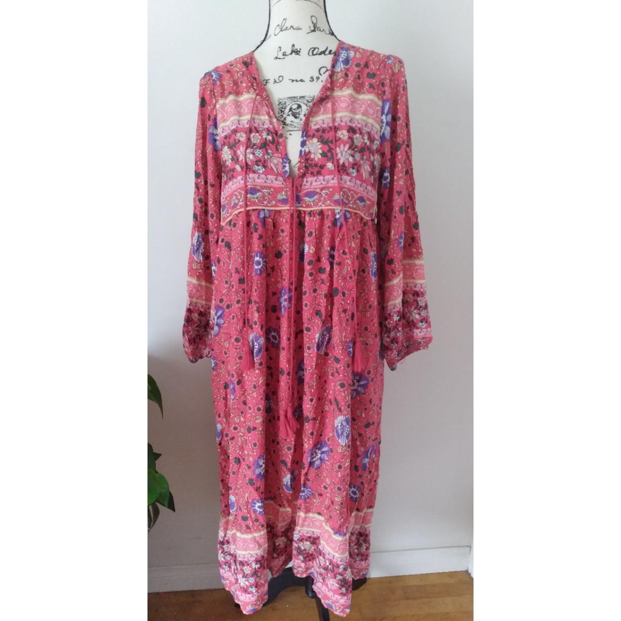 R. Vivimos bohemian dress with tassel ties. Super... Depop