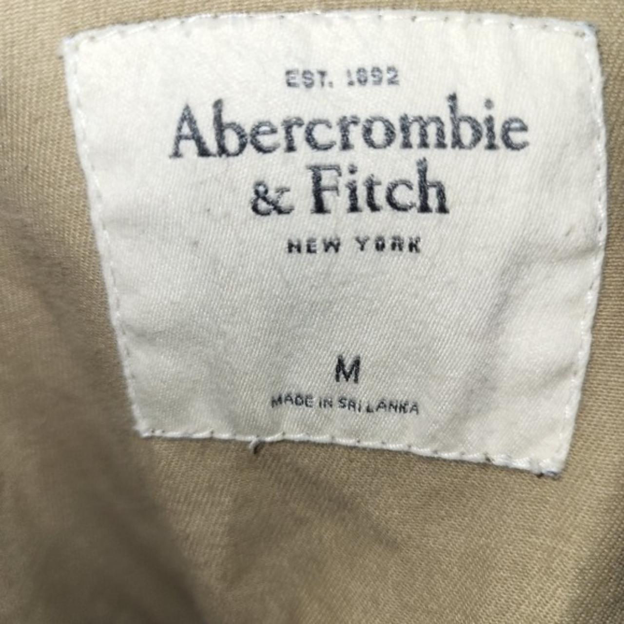 Abercrombie and Fitch Utility Jacket Tan sz M EUC - Depop