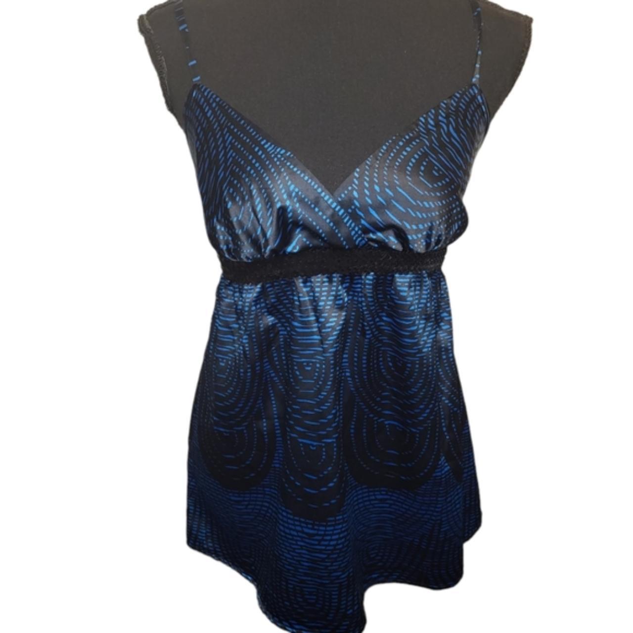 Express Cami Tank Blue/Black sz XS NWT 007 Depop