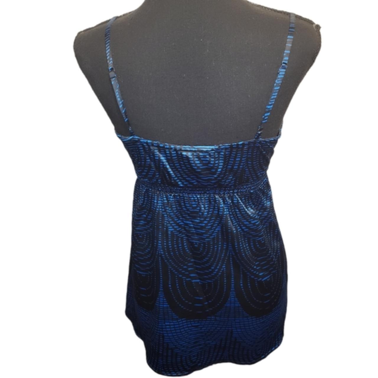 Express Cami Tank Blue/Black sz XS NWT 007 Depop