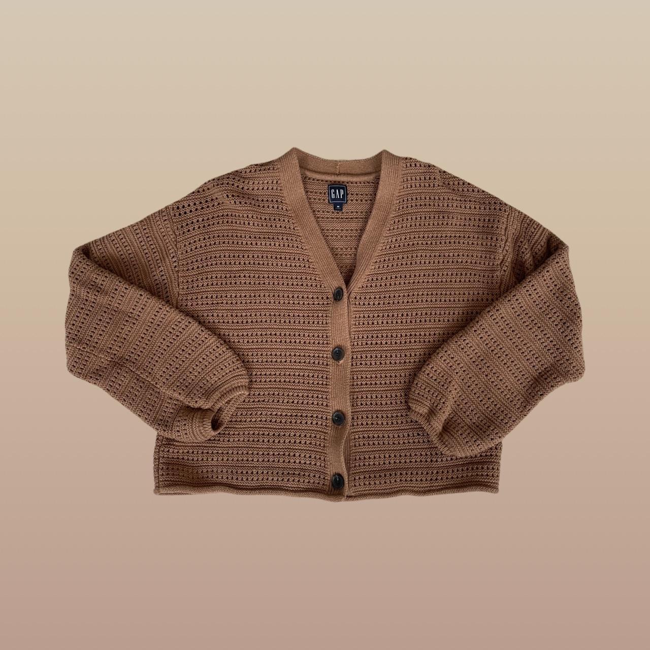 gap textured cardigan